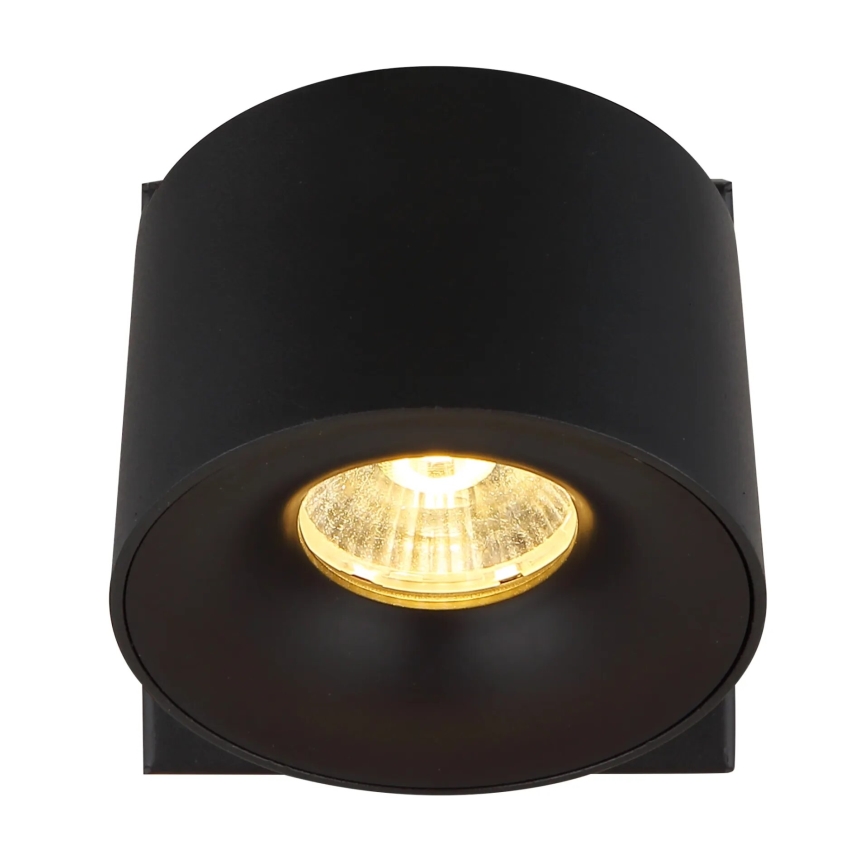 Globo - LED Wandspot LED/6W/230V zwart