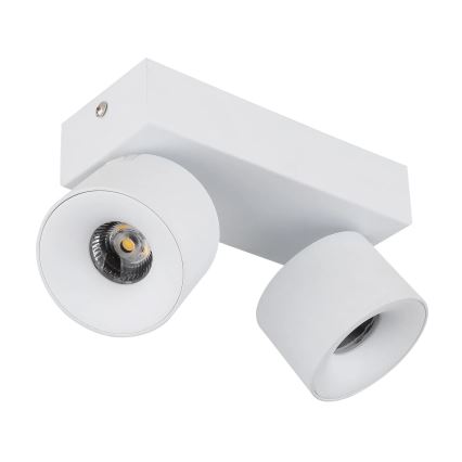 Globo - LED spot 2xLED/6W/230V wit
