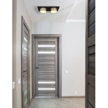 Globo - LED plafondlamp LED/24W/230V 3000K 46x20 cm messing