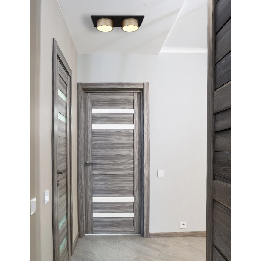 Globo - LED plafondlamp LED/24W/230V 3000K 46x20 cm messing