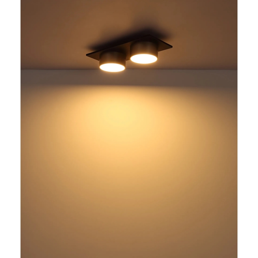 Globo - LED-plafondlamp LED/24W/230V 3000K 46x20 cm beige