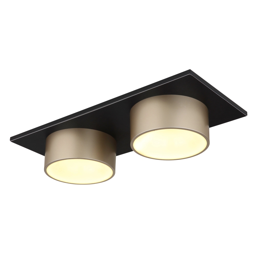 Globo - LED-plafondlamp LED/24W/230V 3000K 46x20 cm beige
