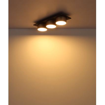 Globo - LED-plafondlamp LED/24W/230V 3000K 58x20 cm beige