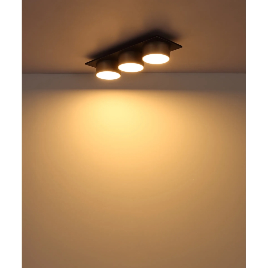 Globo - LED-plafondlamp LED/24W/230V 3000K 58x20 cm beige