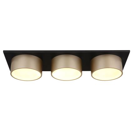 Globo - LED-plafondlamp LED/24W/230V 3000K 58x20 cm beige