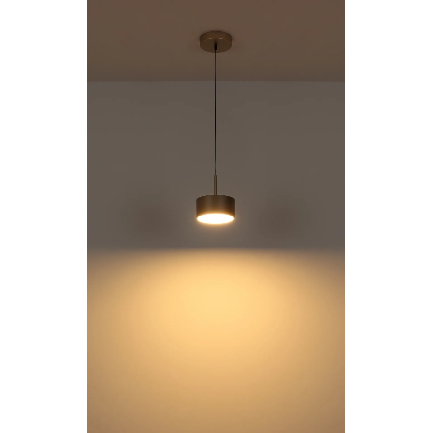 Globo - LED-hanglamp aan kabel LED/12W/230V 3000K Ø 15 cm messing