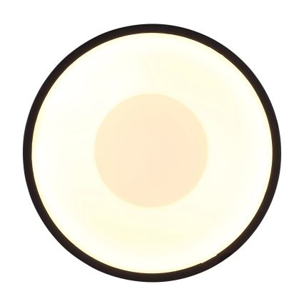 Globo - LED plafondlamp LED/12W/230V 3000K diam. 15 cm zwart