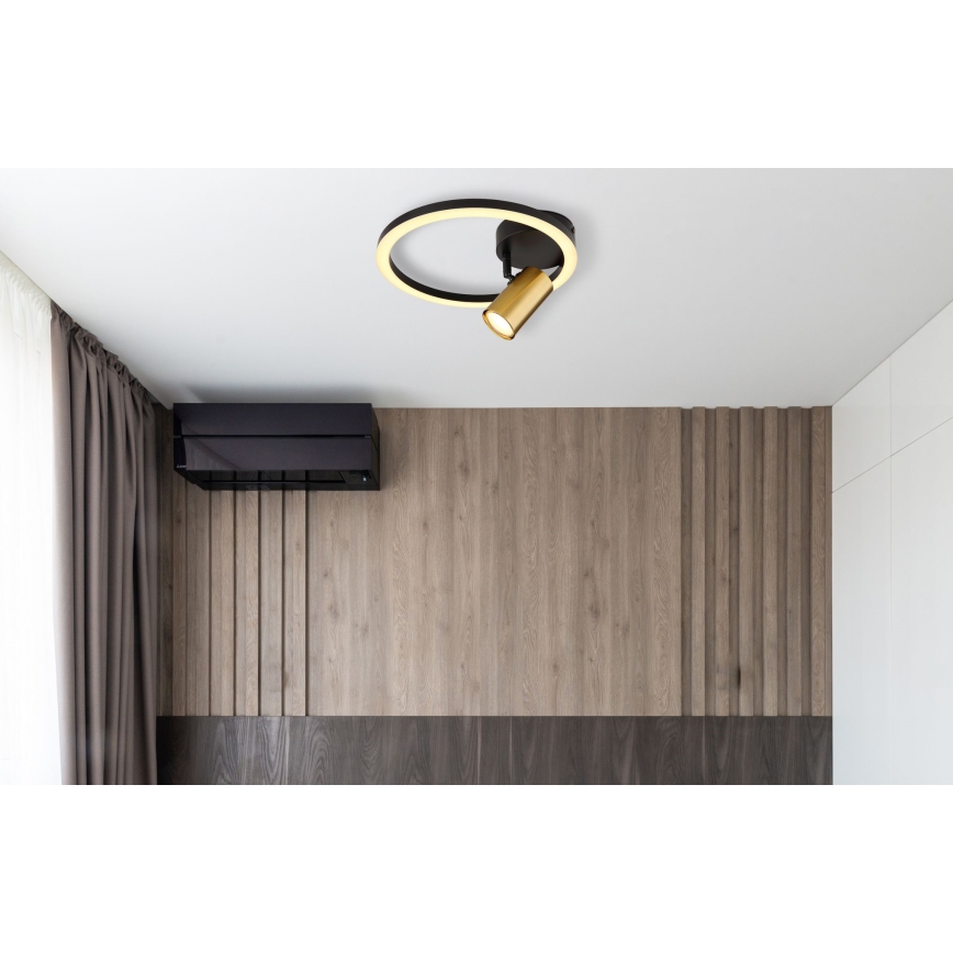 Globo - LED Wandspot 1xGU10/5W/230V + LED/12W/230V
