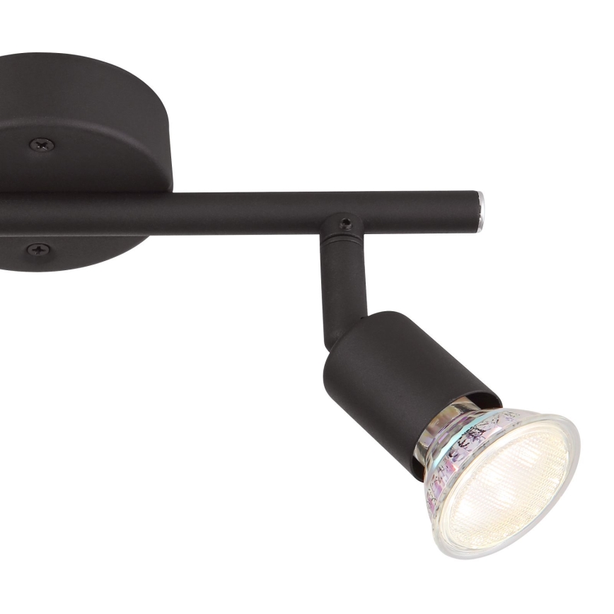 Globo - LED spot 2xGU10/3W/230V zwart