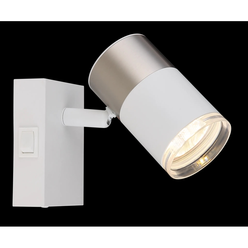 Globo - Wandspot 1xGU10/25W/230V wit/mat chroom