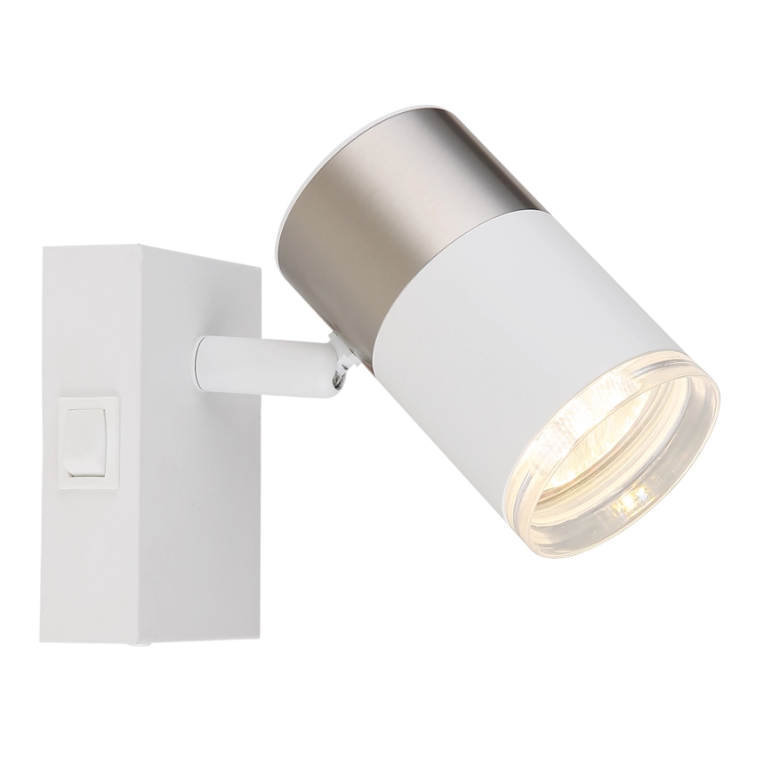 Globo - Wandspot 1xGU10/25W/230V wit/mat chroom