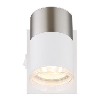 Globo - Wandspot 1xGU10/25W/230V wit/mat chroom