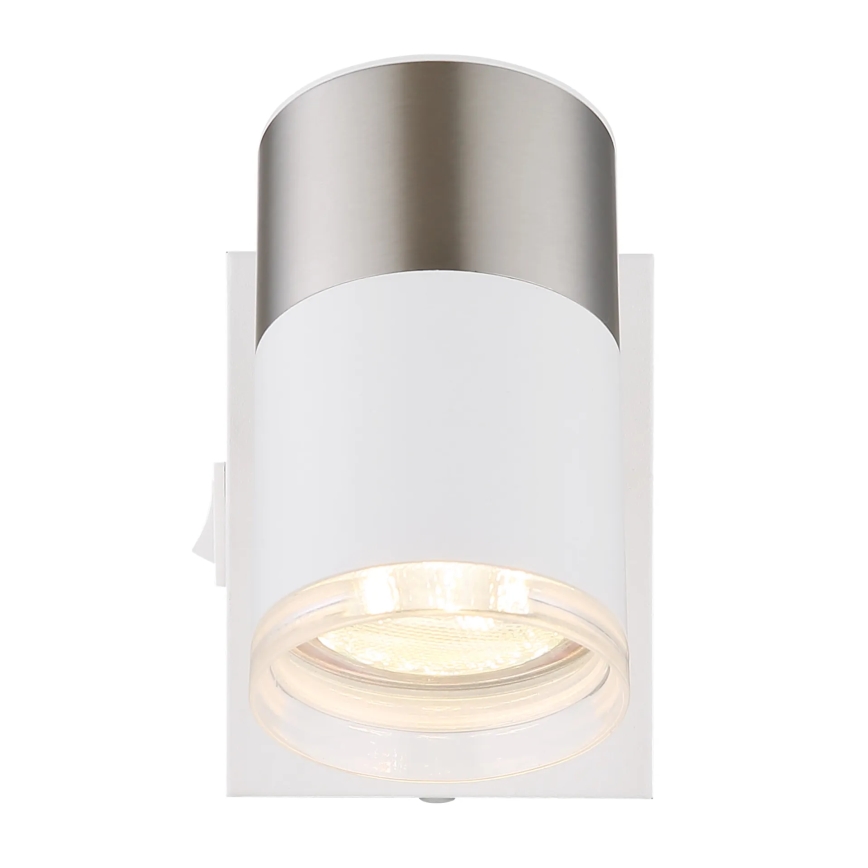 Globo - Wandspot 1xGU10/25W/230V wit/mat chroom