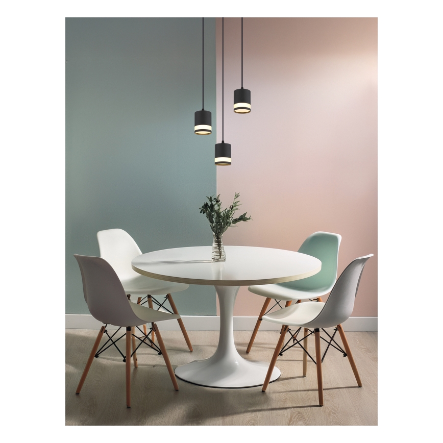 Globo - LED Hanglamp aan een koord 3xGX53/7W/230V 3000K zwart