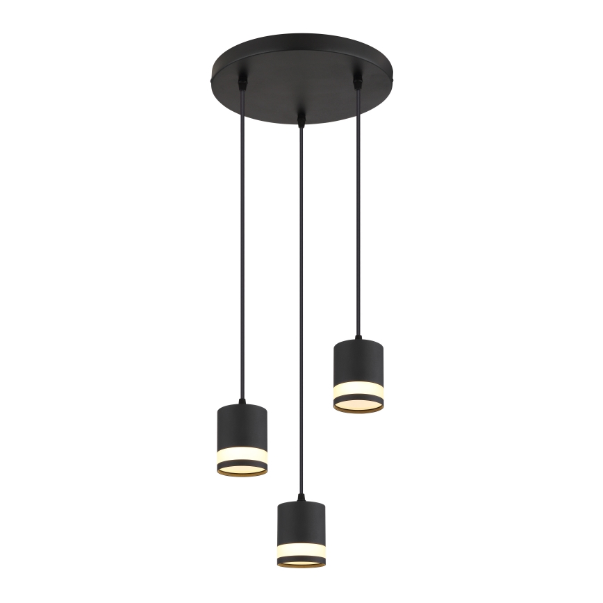 Globo - LED Hanglamp aan een koord 3xGX53/7W/230V 3000K zwart