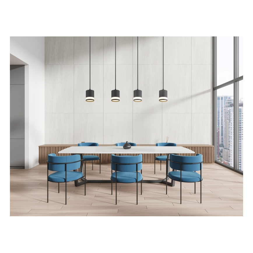 Globo - LED Hanglamp aan een koord 4xGX53/7W/230V 3000K zwart