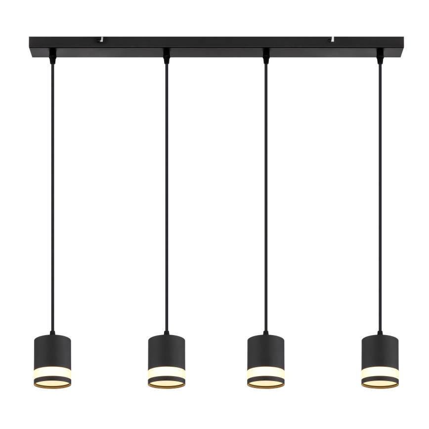 Globo - LED Hanglamp aan een koord 4xGX53/7W/230V 3000K zwart