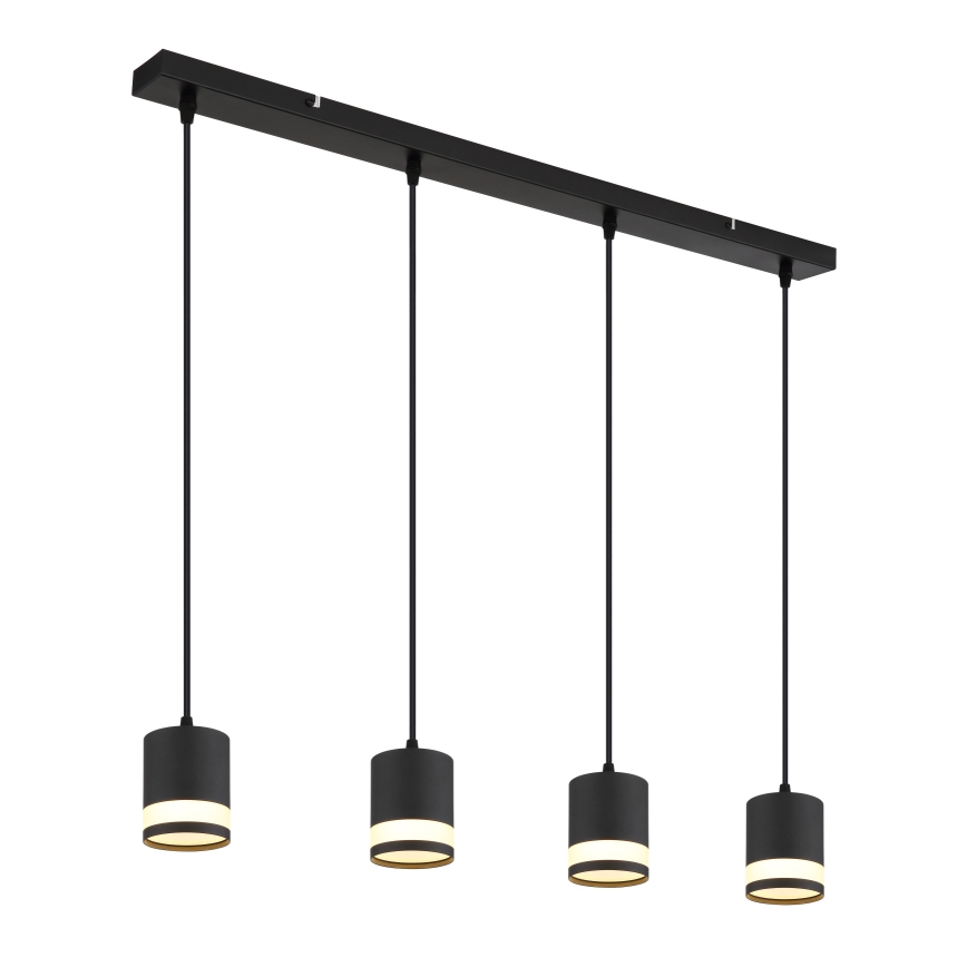 Globo - LED Hanglamp aan een koord 4xGX53/7W/230V 3000K zwart