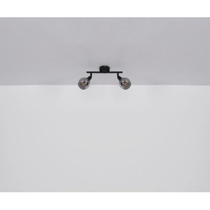 Globo - Spot 2xE14/40W/230V zwart
