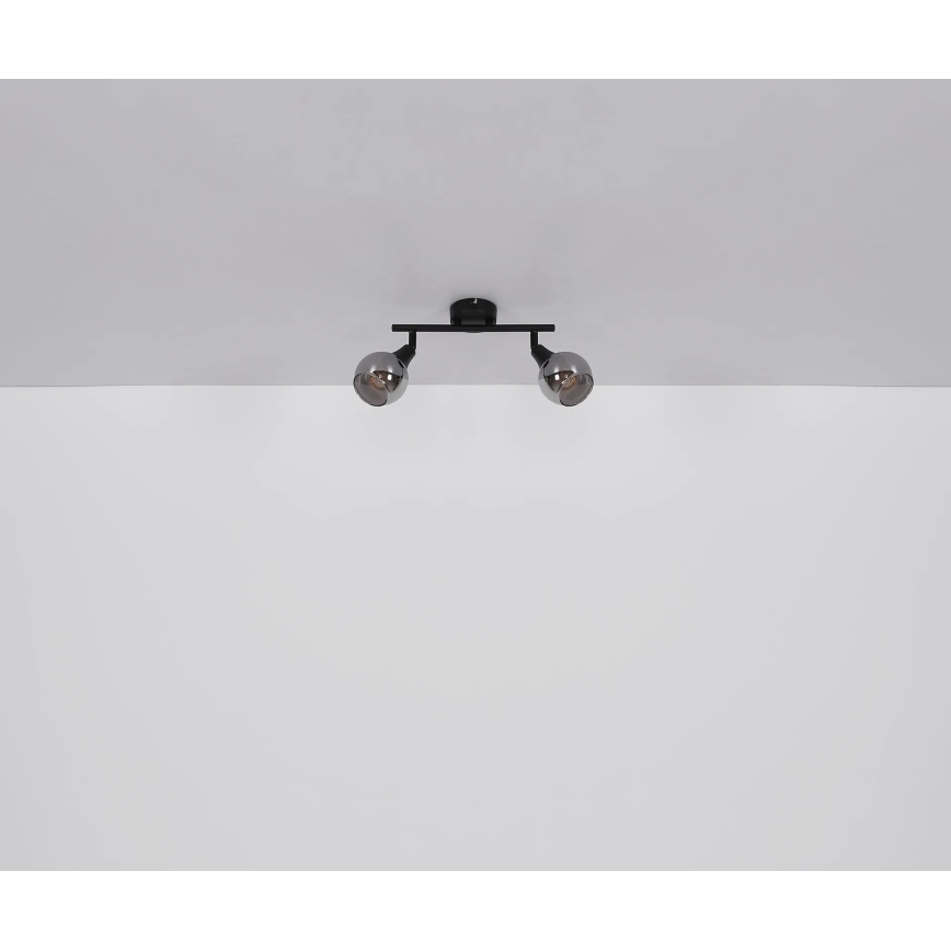 Globo - Spot 2xE14/40W/230V zwart