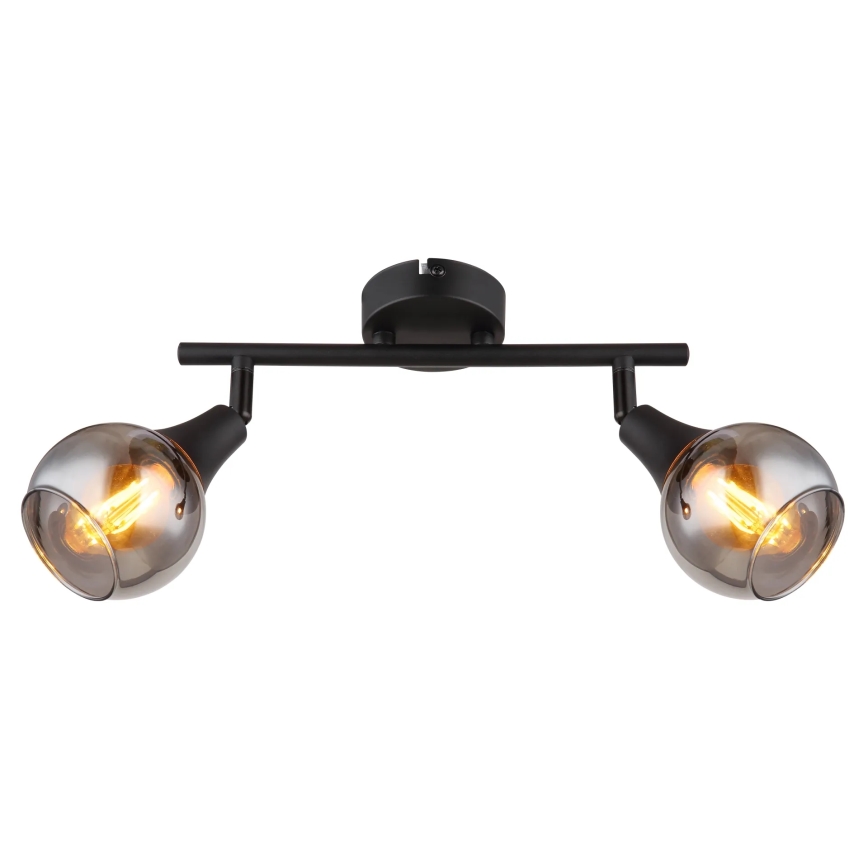 Globo - Spot 2xE14/40W/230V zwart
