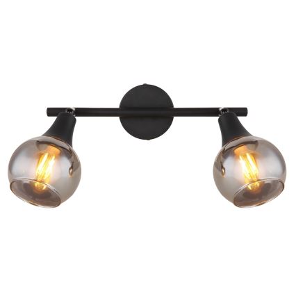 Globo - Spot 2xE14/40W/230V zwart