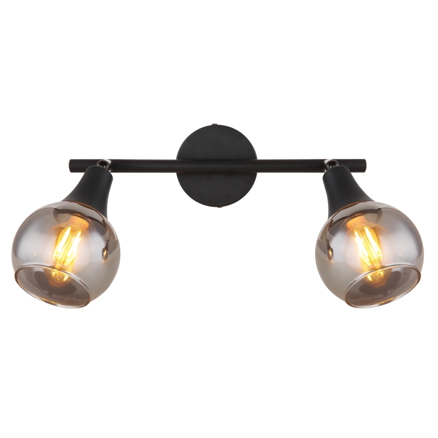 Globo - Spot 2xE14/40W/230V zwart