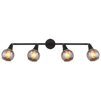 Globo - Spot 4xE14/40W/230V zwart