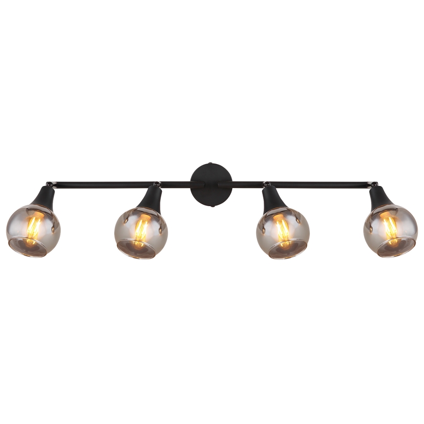 Globo - Spot 4xE14/40W/230V zwart