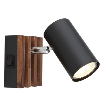 Globo - Wandspot 1xGU10/25W/230V zwart