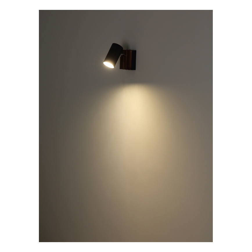Globo - Wandspot 1xGU10/25W/230V zwart