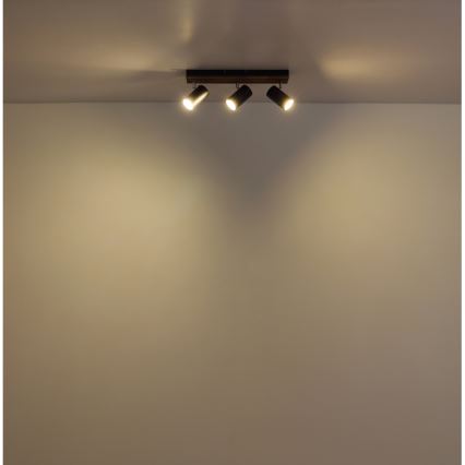 Globo - Spot 3xGU10/25W/230V zwart