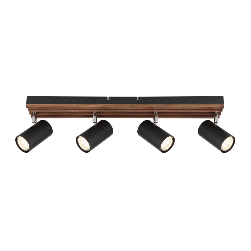 Globo - Spot 4xGU10/25W/230V zwart