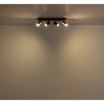 Globo - Spot 4xGU10/25W/230V zwart