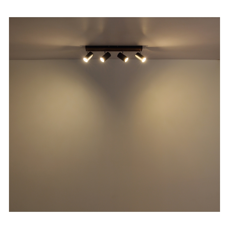 Globo - Spot 4xGU10/25W/230V zwart