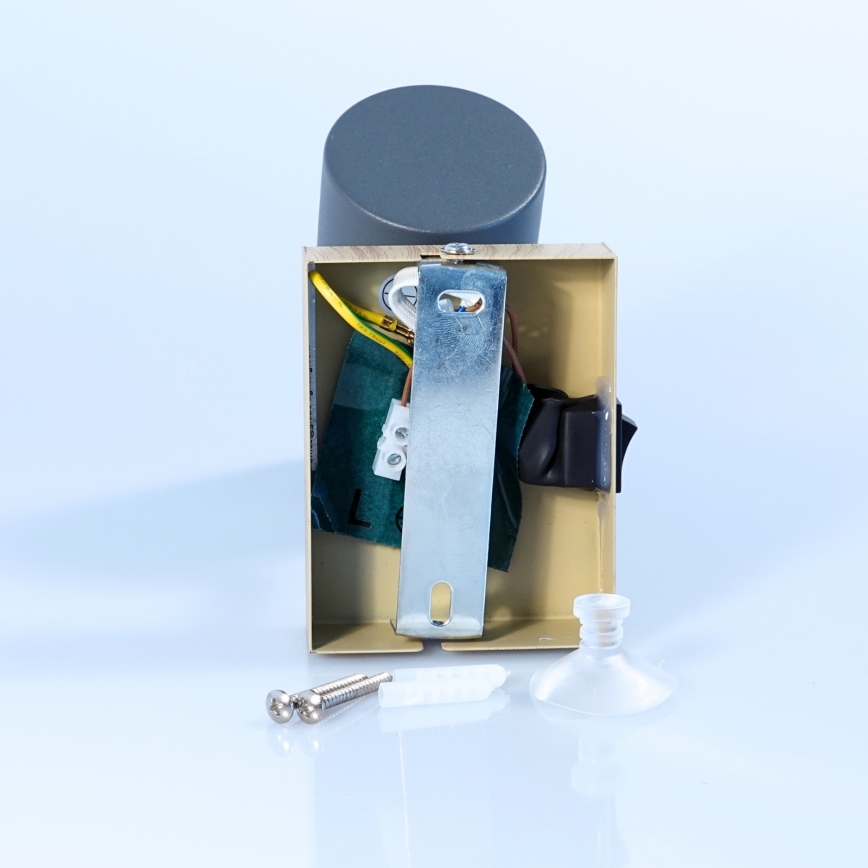 Globo - Wand Spot 1xGU10/25W/230V grijs/bruin