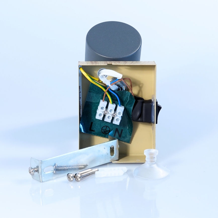 Globo - Wand Spot 1xGU10/25W/230V grijs/bruin