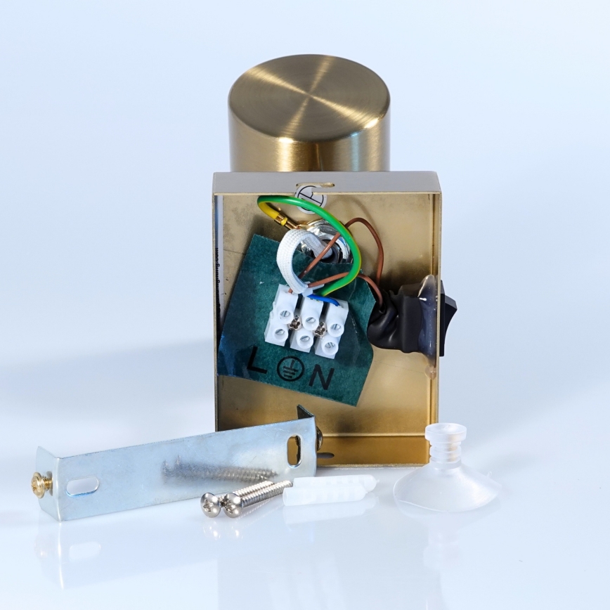 Globo - Wandspot 1xGU10/25W/230V goud