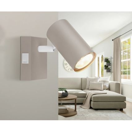 Globo - Wandspot 1xGU10/35W/230V beige