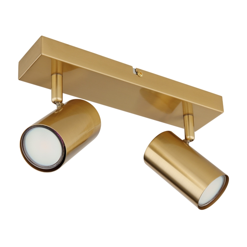 Globo - Spot 2xGU10/35W/230V goud