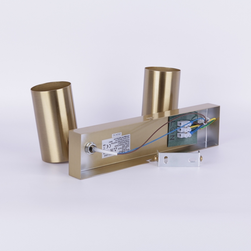 Globo - Spot 2xGU10/35W/230V goud