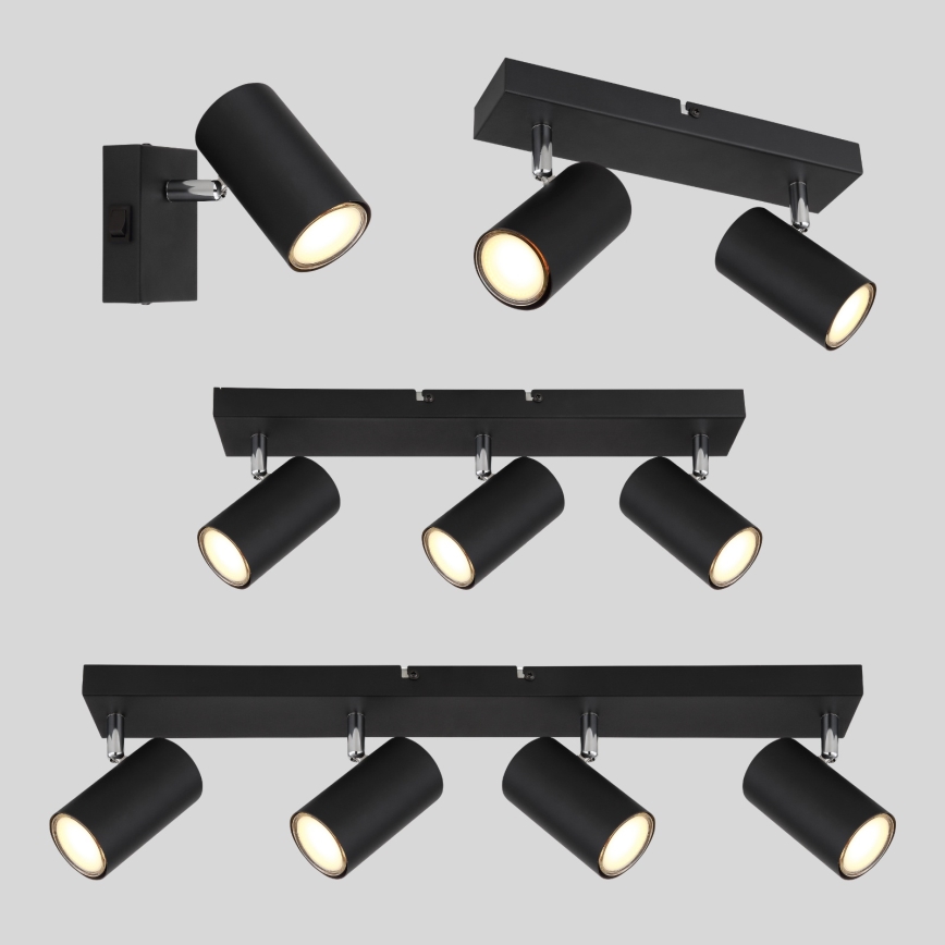 Globo - Spot  3xGU10/35W/230V zwart