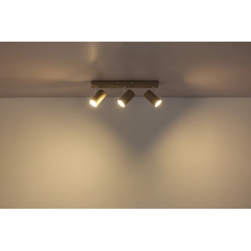 Globo - Spotarmatuur 3xGU10/35W/230V beige