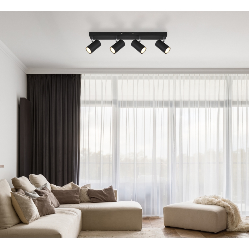 Globo - Spot  4xGU10/35W/230V zwart