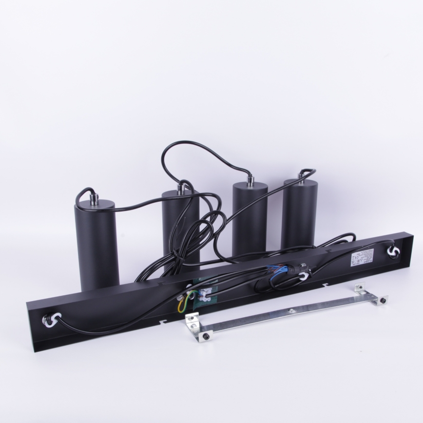 Globo - Hanglamp aan kabel 4xGU10/35W/230V zwart