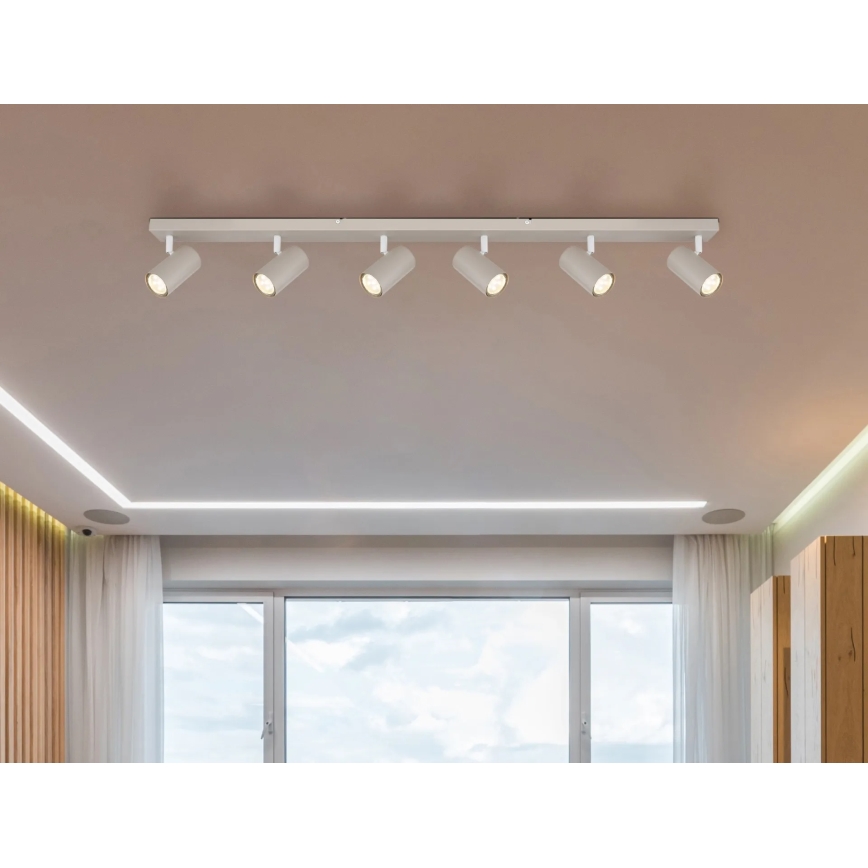 Globo - Spotarmatuur 6x GU10/35W/230V beige