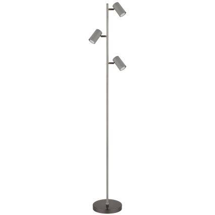 Globo - Staande Lamp 3xGU10/5W/230V grijs