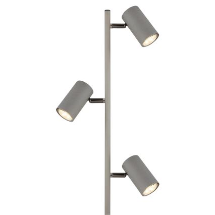Globo - Staande Lamp 3xGU10/5W/230V grijs