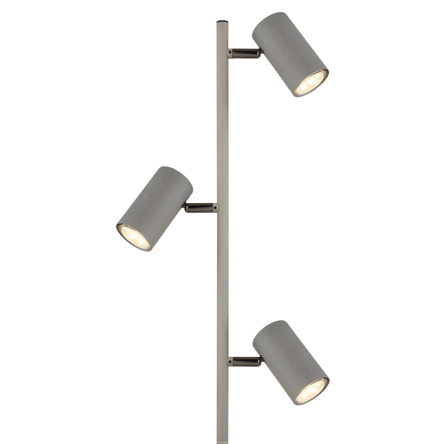 Globo - Staande Lamp 3xGU10/5W/230V grijs