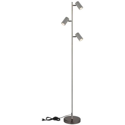 Globo - Staande Lamp 3xGU10/5W/230V grijs